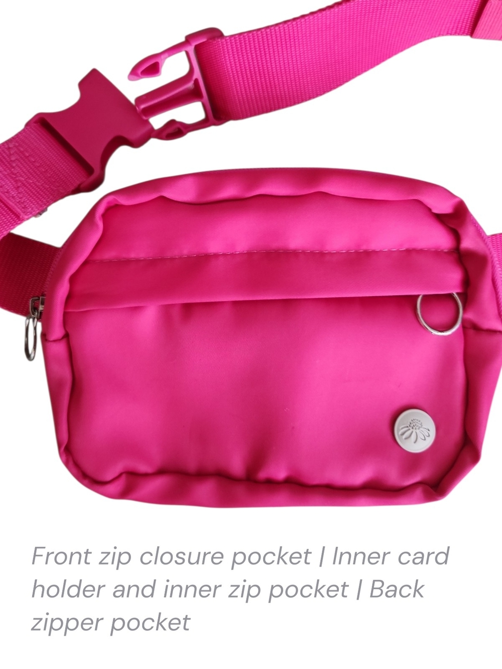 Senita Athletics Hot Pink Crossbody Belt Bag